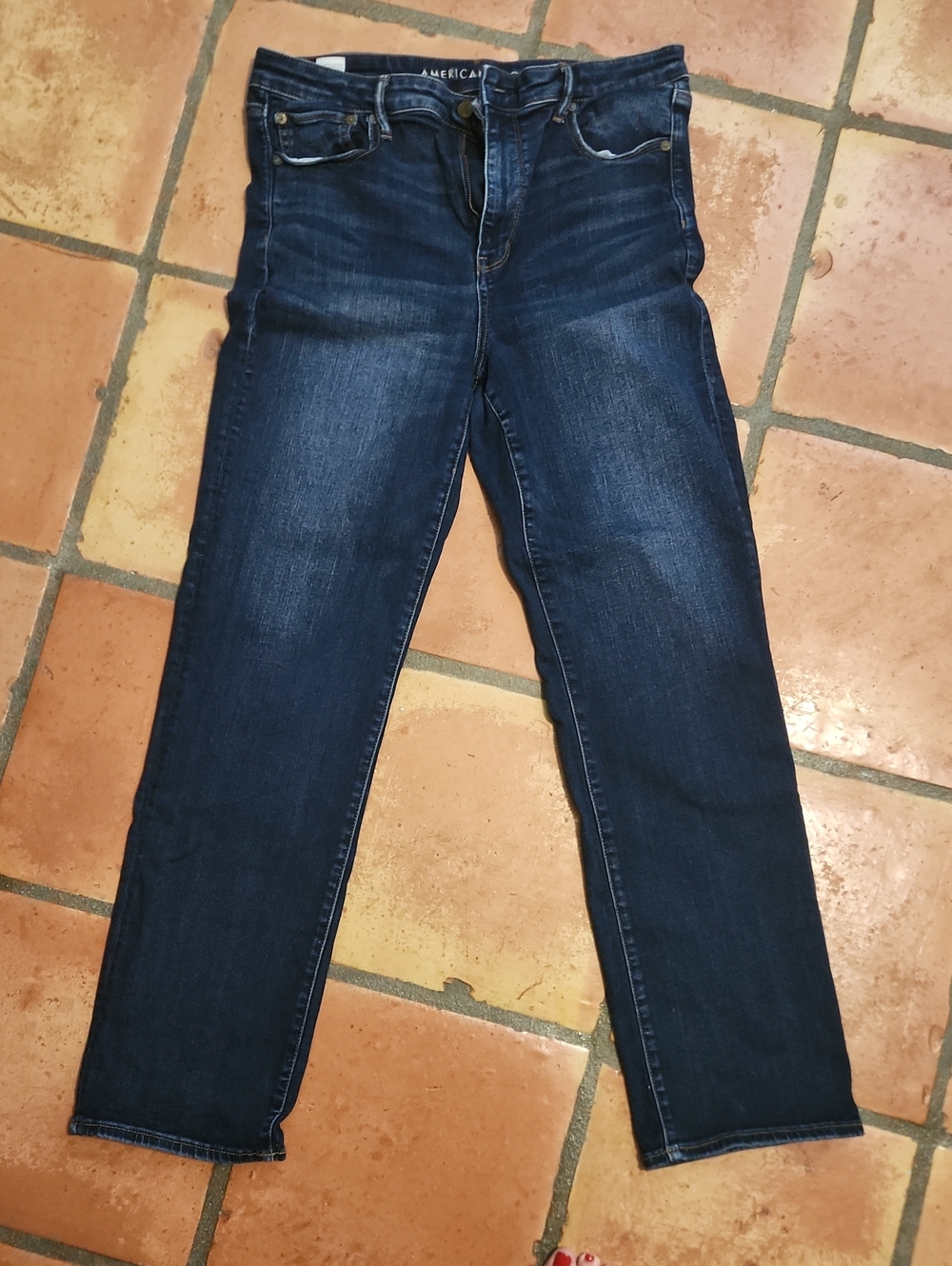 American Eagle Outfitters Dark Blue Skinny Jeans